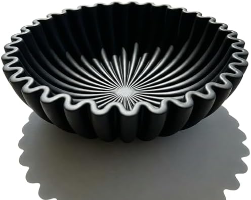 Decorative Bowls for Home Decor (Black, 7.9''x 3'') by LoveLife