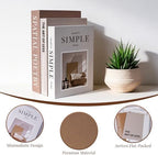3Pcs Decorative Books, Fake Books for Coffee Table Decor Home Decor - Image 5