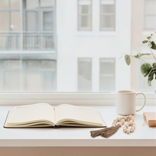 Feifeiya 3 Pieces Faux Decorative Books Set for Home Decor,Vintage Coffee - Image 5