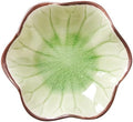 JAMEND CLXP Ice Cracking Leaf Jewelry Dish, Decorative Ring Holder Small Trinket Tray Bowl, Gifts for Daughter Mom Friends, Grass Green. by JAMEND+CLXP