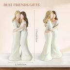 Storieme Sister Hugging Figurine, Sentimental Gifts for Bestie Birthday - Image 4