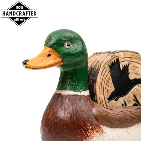 Mallard Duck Coasters Set of 6 - Handcrafted Duck Decor & Hunter Gifts - Image 4
