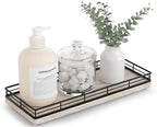 Bathroom Tray for Counter Top Organizer, Ash Wood Vanity Tray by Focusonit