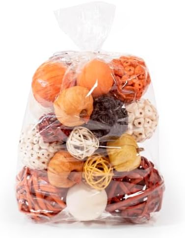 ANDALUCA Decorative Balls Orbs Bag (Pumpkin Orange) - Image 2