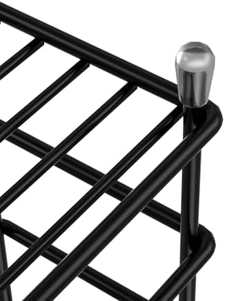 HBlife Toothbrush Holders for Bathroom, 5 Slots Black Stainless Steel Bathroom Accessories Organizer for Small Spaces - Image 6