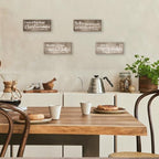 4 Pieces Bible Verses Wall Decor Brown Bathroom Decor Christian Signs Religious Art for Home Motivational Prayer Wall Art for Living Room Office Bedroom Bathroom(Brown,10x4") - Image 3