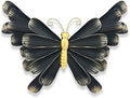 LIFFY Metal Butterfly Wall Decor - Black Wall Art Outdoor Garden Art Sculptures Hanging for Patio, Living Room, Bedroom - Butterfly Gifts by LiffyArt