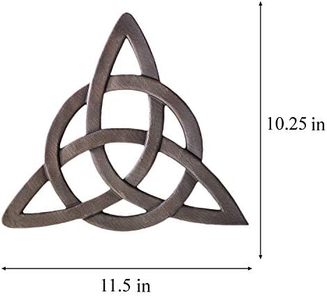 Super Z Outlet Resin Celtic Trinity Knot Wall Art for Home Decoration, Religious Communion Baptism Gifts, Churches - Image 3