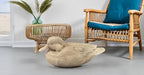 Hymmah Duck Home Decor Statue Rustic Home Decorations for Living Room, Boho Sculpture Resin Animal Collectible Figurines for Indoor Decor (Beige) - Image 7