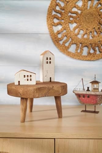 Primitives by Kathy Set of 3 Rustic Wooden House Figurines - Image 2