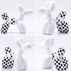 Creative Balloon Dog Sculpture Modern Home Decoration Trendy Animal Art Ornaments Collection Figurine Bedroom Living Room Office Desktop Resin Decors - Image 4