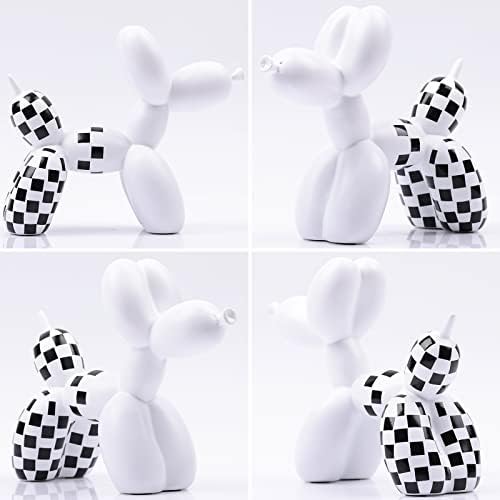 Creative Balloon Dog Sculpture Modern Home Decoration Trendy Animal Art Ornaments Collection Figurine Bedroom Living Room Office Desktop Resin Decors - Image 4