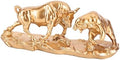 Bull and Bear Statue - Wall Street Bull Decor, Stock Market Gifts by ZHANYUN