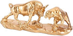 Bull and Bear Statue - Wall Street Bull Decor, Stock Market Gifts by ZHANYUN