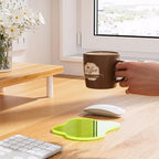 Acrylic Coaster for Desk, Clear Bar Drink Coaster, Clear Cloud Shape Coffee Cup Coaster, Perfect for Tabletop Protection and Accessories Display. - Image 2
