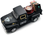 Coffee Decor for Coffee Bar Vintage Metal Truck Decor, Black by Teeloray