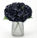 6Pcs 13" Dark Gray Hydrangea Artificial Flowers by Blooming+Paradise