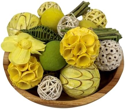 ANDALUCA Decorative Balls Orbs Bag (Yellow) - Image 5