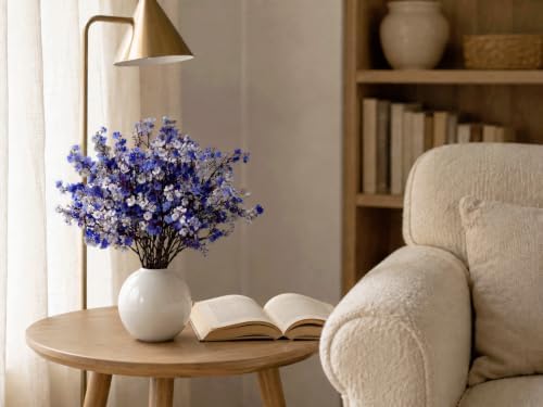 Mandy's 6 Bundles Artificial Shades of Blue Baby’s Breath Flowers - Image 5