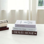 3 PCS Faux Decorative Books for Home Decor-Coffee Table Books Decor-Aesthetic Fake/Faux Books for Decoration,libros Decoration for Coffee Table, Shelf Accessories (Travel House Live Natural) - Image 4
