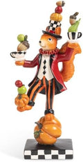 11.9"H Squirrel Figurines, Fall Table Centerpiece Shelf Home Decor by Bechivie