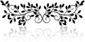 ESTART 2 Pcs Metal Tree Leaf Wall Art Vine Branch Decor, Black by ESTART