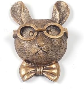 Joogour Head Wall Mount Decor,Resin Animal Sculptures，Art Deco Wall Hanging Decoration for Living Room Bedroom Officeroom Gift (Rat) by Joogour