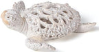 VVGIFTS Ocean White Sea Turtle Coral Reef Beach Coastal Home Shelf Decor - Image 2