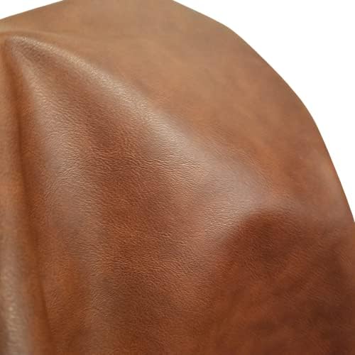 NAT Leathers | Tan Mid Brown Soft Faux Vegan Leather PU | 25 Yard Roll Cut by - Image 5
