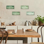 ZONWUTHY 4 Pieces Bible Verses Wall Decor Green Bathroom Decor Christian Signs Religious for Home Motivational Prayer Wall Art for Living Room Office Bedroom Bathroom(Green,10x4) - Image 6