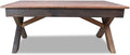 Rustic Farmhouse Coffee Table Handmade from Reclaimed Mixed Woods, 43.3 inch by Unknown