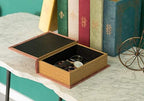 Decorative Vintage Book Shaped Trinket Storage Box - Brown - Image 3