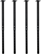 QLLY Adjustable Metal Table Leg, 24-40 inch, Home Office DIY Desk Leg, by QLLY