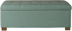 HomePop Large Storage Ottoman Bench - Image 8