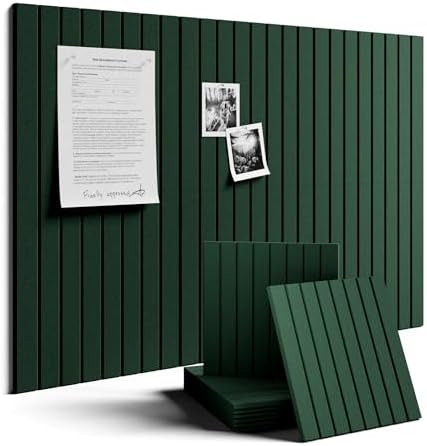 Fluxynara Felt Bulletin Board & Cork Board Alternative 36'' x 24'' - 6 Pack by FLUXYNARA