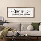 comurdyoThis is us Wall Decor Sign 32'' x 12'' Wood - Image 3
