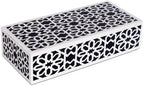 Handicrafts Home Black Remote Control Storage Box with Lid, 10x4.5x2.5 In by HandicraftsHome
