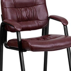 Flash Furniture Haeger LeatherSoft Tufted Executive Reception Chair - Image 8