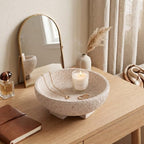 Decorative Bowl for Coffee Table, Modern Round Resin Centerpiece Bowl - Image 6