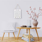 Christian Bible Verses Wall Decor Our Father Prayer Wall Decoration The Lords Prayer Wooden Hanging Sign Scripture Wall Art for Home Living Room Bedroom Home Wall Decor 8x10 Inches Religious Gift - Image 2