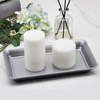 SheeChung Metal Vanity Tray, Bathroom Counter Storage Tray, Gray - Image 2