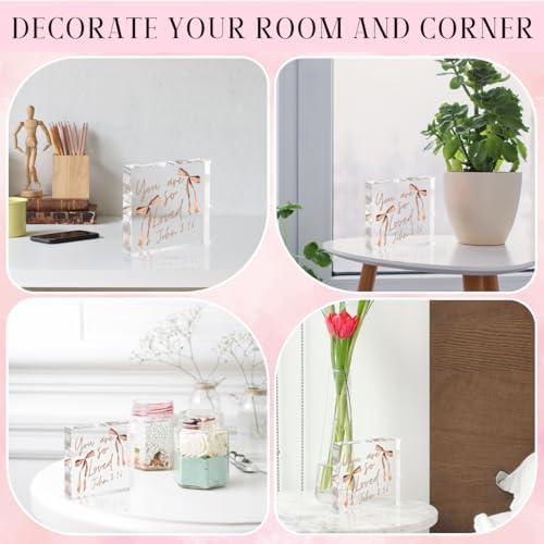 Coquette Brown Bow Room Decor, for Girls Room, Christian Gifts for Women - Image 5