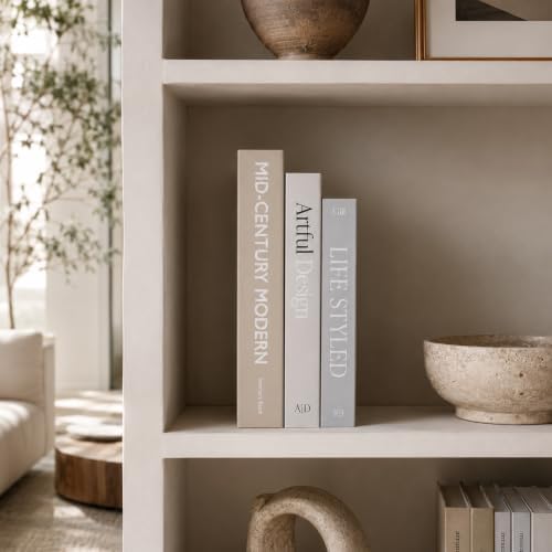 3 PCS Faux Decorative Books for Home Decor-Coffee Table Books Decor-Aesthetic Fake/Faux Books for Decoration,libros Decoration for Coffee Table, Shelf Accessories (MID-Botanical Life Styled) - Image 4
