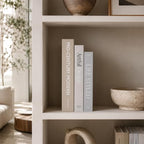 3 PCS Faux Decorative Books for Home Decor-Coffee Table Books Decor-Aesthetic Fake/Faux Books for Decoration,libros Decoration for Coffee Table, Shelf Accessories (MID-Botanical Life Styled) - Image 4