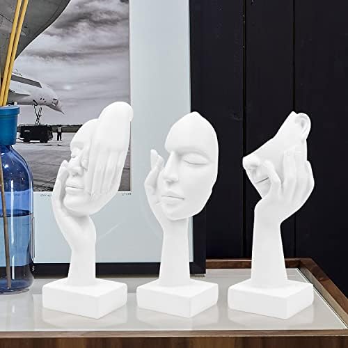 3 Pcs Thinker Statue,Modern Home Sculptures,Collectible Figurines - Image 5
