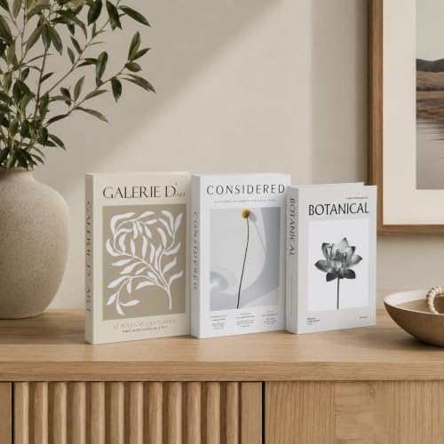 3 PCS Faux Decorative Books for Home Decor-Coffee Table Books Decor-Aesthetic Fake/Faux Books for Decoration,libros Decoration for Coffee Table, Shelf Accessories - Image 7