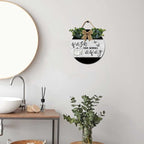 Bathroom Decor Wall Art Rustic Round Wooden Wreath Sign - Image 2
