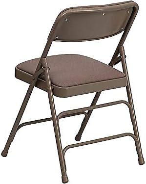 Flash Furniture 4 Pack HERCULES Series Curved Triple Braced & Double Hinged - Image 6