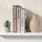 3Pcs Decorative Books, Fake Books for Coffee Table Decor Home Decor - Image 4