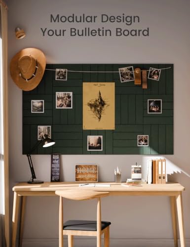 Fluxynara Felt Bulletin Board & Cork Board Alternative 48'' x 36'' - Image 6